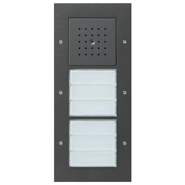 Gira Türstation AP 6fach anthrazit 126867